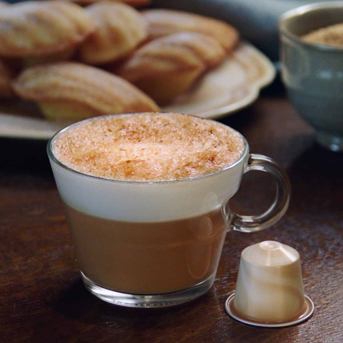Warm Brown Sugar Latte Macchiato recipe | Nespresso Coffee Making
